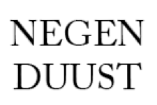 Logo Negen duust